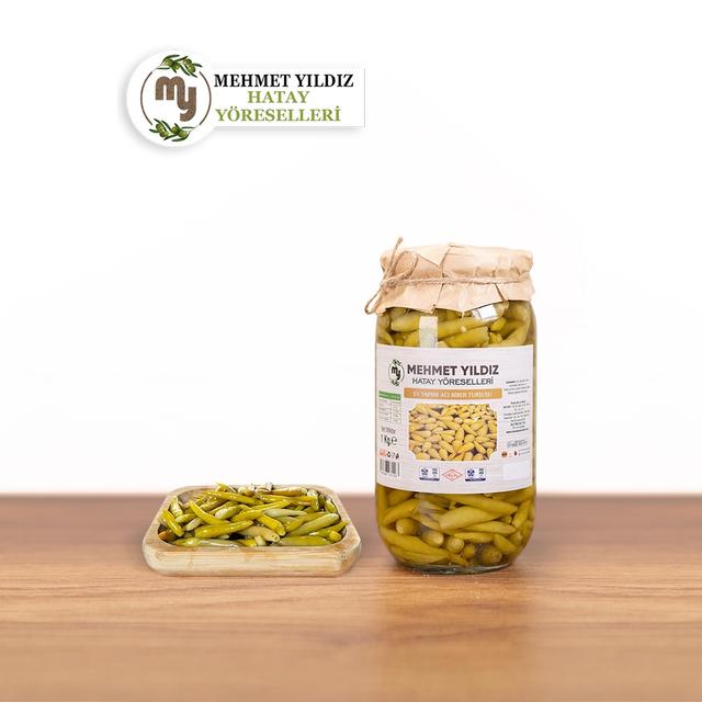 EV YAPIMI ACI BİBER TURŞUSU 1 KG