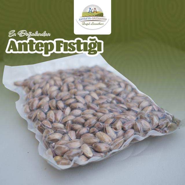 ANTEP FISTIĞI KABUKLU KAVRULMUŞ 500 GR VAKUMLU