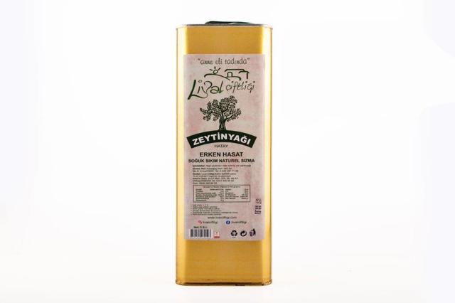 Erken Hasat Soğuk Sıkım naturel sızma zeytinyağı 5 Lt. teneke