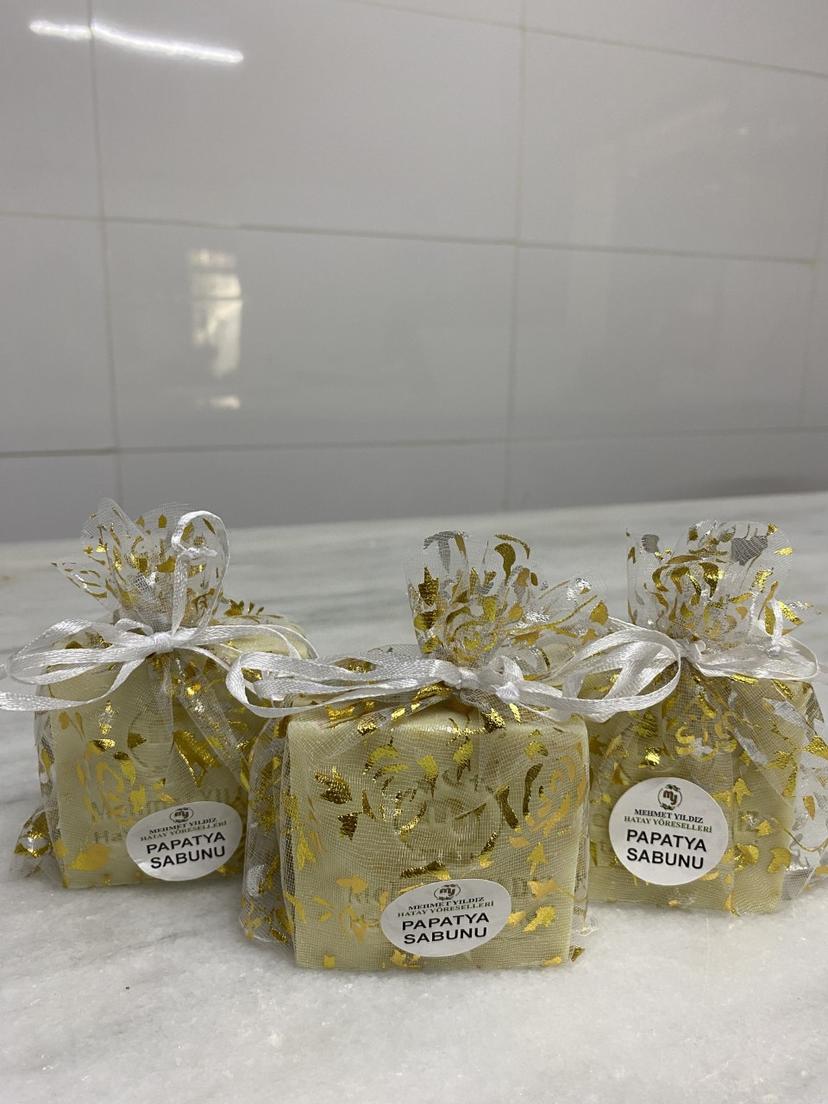 BİTKİSEL PAPATYA SABUNU (TANE 100 GR) resmi