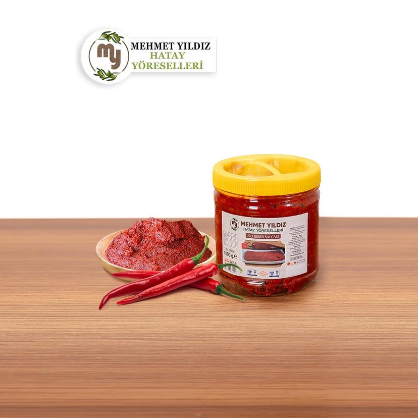 ACI BİBER SALÇASI 1 KG PET resmi